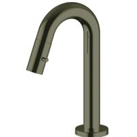 Fonteinkraan Opbouw Salenzi Giro Gebogen Gegalvaniseerd Messing Zwart Chroom OUTLET - thumbnail