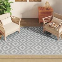 Buitenkleed ARAKIL 140x200 cm PP grijs - thumbnail