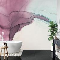 Fotobehang - Marmeren wervelingen, te koop in 11 maten, Mooi licht aan je muur, incl behanglijm - thumbnail