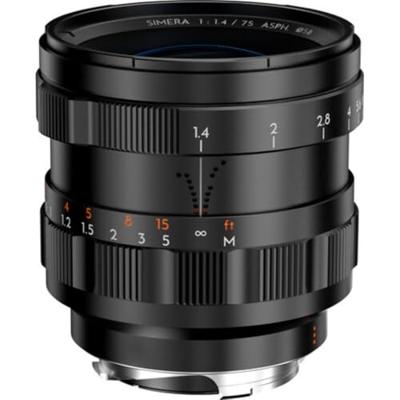 Thypoch Full-frame Photography Lens Simera 75mm F/1.4 for Leica M-mount black