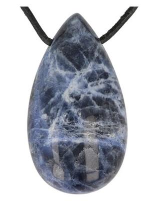Druppelvormige Hanger Sodaliet Druppelvormige Hanger Sodaliet