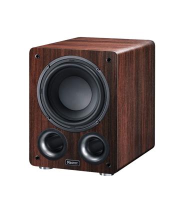 Magnat alpha RS8 subwoofer - walnoot