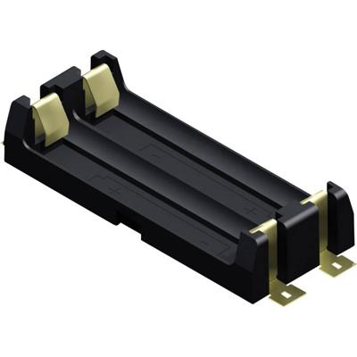 Keystone Electronics 1022 Batterijhouder Aantal cellen: 2 AAA (potlood) Oppervlakte montage SMD (l x b x h) 46 x 22 x 11 mm