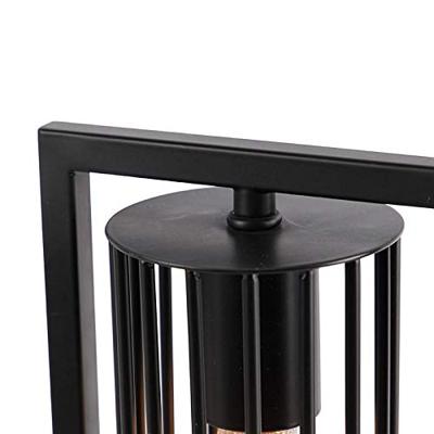 QAZQA Moderne tafellamp zwart - Balenco Wazo