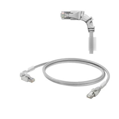 Weidmüller 2703320003 RJ45 Netwerkkabel, patchkabel CAT 6A S/FTP 0.30 m Grijs 1 stuk(s)