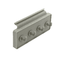 Pro Plus Tentrail Kapstok 4-Haaks - thumbnail