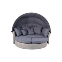 Zonne-eiland loungeset met overkapping - thumbnail