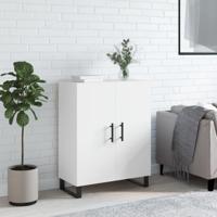 Dressoir 69,5x34x90 cm bewerkt hout wit - thumbnail