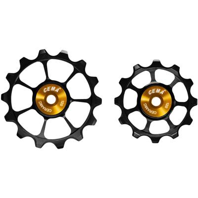 Cema derailleurwieltjes keramisch sram axs 12v zwart