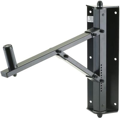 K&M 24120 Kantelbare en draaibare luidspreker muurbeugel tot 50kg - thumbnail