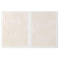 Canvas Home ESPRIT Beige Modern Scandinavisch 90 x 3,5 x 120 cm (2 Stuks) - thumbnail