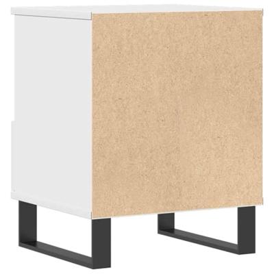 Nachtkastjes 2 st 40x35x50 cm bewerkt hout wit