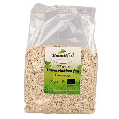 Havervlokken fijn bio 500 Gram Havervlokken fijn bio 500 Gram