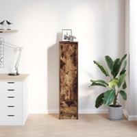 Highboard 29,5x34x119,5 cm spaanplaat gerookt eikenkleurig - thumbnail