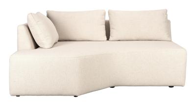 Zuiver Bank 'Prosper' Hoek Element Links, kleur Zand