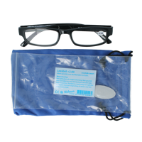 Overkijk leesbril zwart +2.00 1 Stuks - thumbnail