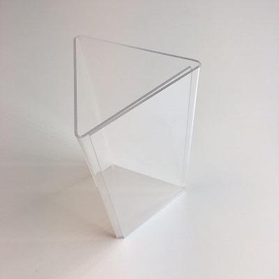 Piramidestandaard acryl 3x 1/3A4