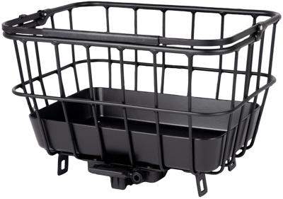 Atranvelo mand voorop / achterop "grocery m" fr./rear basket bag at.velo grocery m black