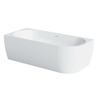 Go by Van Marcke D-Shape Design - halfvrijstaand bad - 180x80x60cm - hoek links - acryl - glans wit 20006162