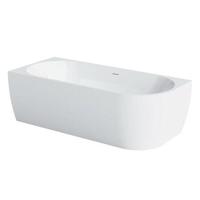 Go by Van Marcke D-Shape Design - halfvrijstaand bad - 180x80x60cm - hoek links - acryl - glans wit 20006162 - thumbnail