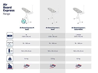 Strijkplank LEIFHEIT Solid Wit EPP, staal, katoen, PES, PP, PE, ABS Strijkplank LEIFHEIT Solid Wit EPP, staal, katoen, PES, PP, PE, ABS
