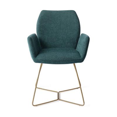 Jesper Home Misaki eetkamerstoel Merry Mermaid beehive gold