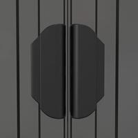 Tuinschuur 192x689x223 cm gegalvaniseerd staal lichtgrijs - thumbnail