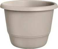 elho bloempot amiga rond d40 h29cm Paddenstoel beige - thumbnail