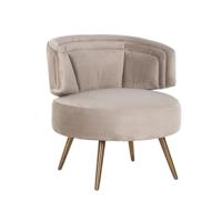 Richmond Fauteuil 'Hazel' Velvet, kleur Khaki - thumbnail