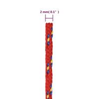 Boottouw 2 mm 250 m polypropyleen rood - thumbnail