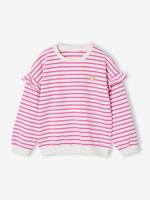 Marinetrui met ruches voor meisjes pioenroos - thumbnail