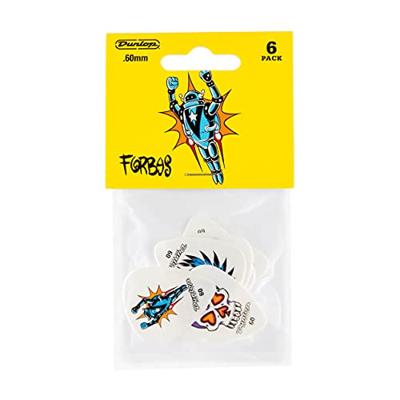 Dunlop BL100P60 Alan Forbes plectrums 0.60mm (6 stuks)