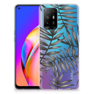 OPPO A94 5G | Reno5 Z | TPU Case | Leaves Grey OPPO A94 5G | Reno5 Z | TPU Case | Leaves Grey