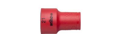 Wiha 246210 Dopsleutelinzet geïsoleerd 3/8" buitenzeskant 21.0 mm x 47 mm - 43075