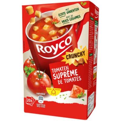 Royco Minute Soup tomatensuprême met croutons, pak van 20 zakjes
