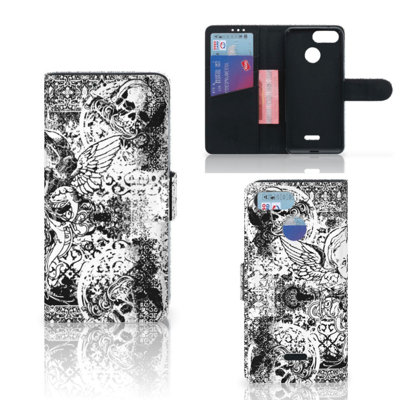 Telefoonhoesje met Naam Xiaomi Redmi 6 Skulls Angel Telefoonhoesje met Naam Xiaomi Redmi 6 Skulls Angel