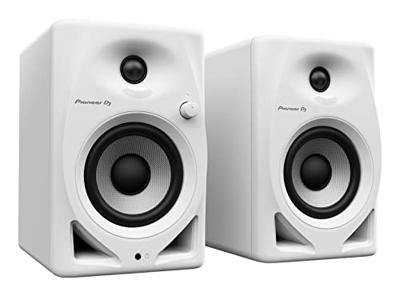 Paar Pioneer DJ DM-40D-W monitoring speakers - Bass Reflex - 2x19W - DJ of Productiemodus - Wit