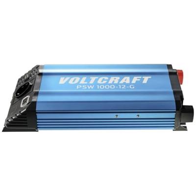 VOLTCRAFT PSW 1000-12-G Omvormer 1000 W - 230 V/AC Zuivere sinusvorm VOLTCRAFT PSW 1000-12-G Omvormer 1000 W - 230 V/AC Zuivere sinusvorm