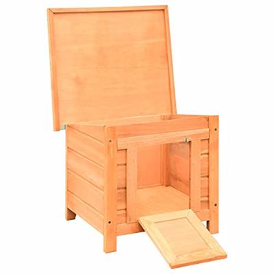 Kattenhuis 50x46x43,5 cm massief grenen- en vurenhout