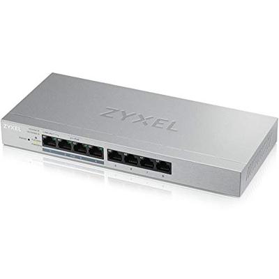 Zyxel 8-poorts Gigabit Ethernet Web Managed PoE Switch met 60 Watt Budget [GS1200-8HP]
