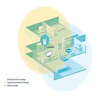 TP-Link 300Mbps Wifi Versterker met stopcontact behoud (TL-WA860RE) - thumbnail