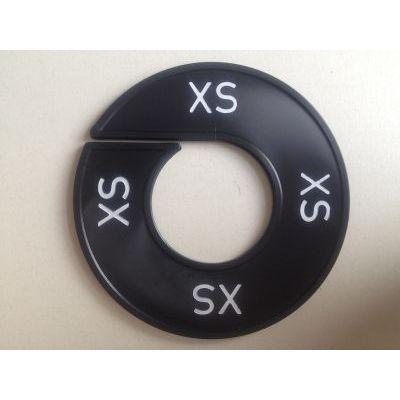 Maatring zwart/wit XS