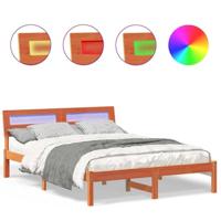 Bedframe Wasbruin 120 x 190 cm Massief grenenhout - thumbnail