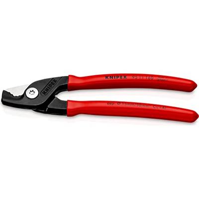 Knipex StepCut kabelschaar | Kunststof bekleed | Gebruineerd | Lengte 160 mm - 95 11 160 SB Knipex StepCut kabelschaar | Kunststof bekleed | Gebruineerd | Lengte 160 mm - 95 11 160 SB