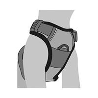 Hondentuig Balou Zwart L 60-85 cm x 25 mm - thumbnail