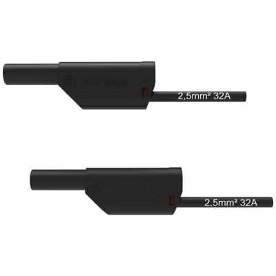Schützinger Veiligheidsmeetsnoer 150 cm Zwart 1 stuk(s)