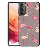 Samsung Galaxy S21 Dierenprint Telefoonhoesje Flamingo - thumbnail