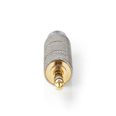 Nedis CATB22935GD Stereo-audioadapter 3,5 Mm Male 6,35 Mm Female Verguld Recht Metaal Goud / Metaal 1 Stuks Cover Window Box Nedis CATB22935GD Stereo-audioadapter 3,5 Mm Male 6,35 Mm Female Verguld Recht Metaal Goud / Metaal 1 Stuks Cover Window Box