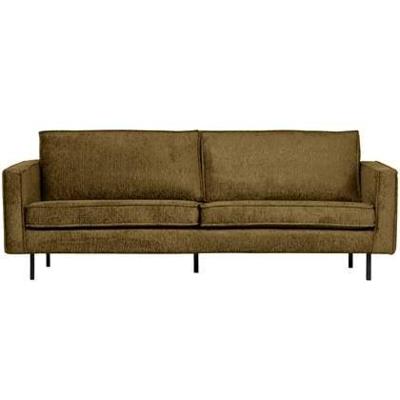 WOOOD Rodeo 2,5-zits bank structure velvet brass WOOOD Rodeo 2,5-zits bank structure velvet brass