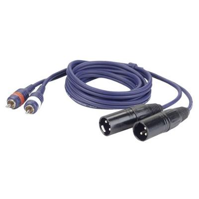 DAP FL27 tulpkabel 2x RCA male naar 2x RCA female 150cm